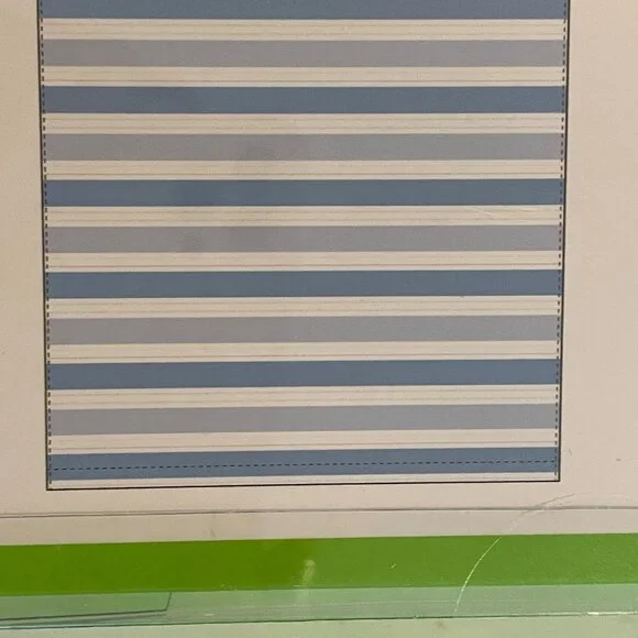 Charter Club Kids blue striped Shower Curtain W/Star shaped Hooks, 13 piece set - Picture 6 of 12